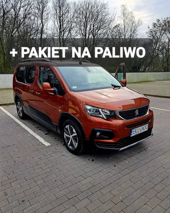 samochody osobowe Peugeot Rifter cena 98000 przebieg: 115000, rok produkcji 2019 z Kutno